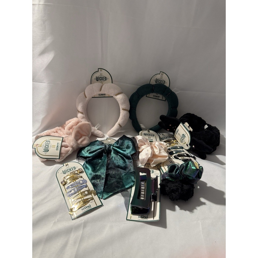 Wicked x Conair Hair Accessories 10 Piece Bundle New